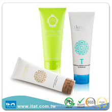 Offset printing hot stamping flip top cap plastic tube body lotion toothpaste